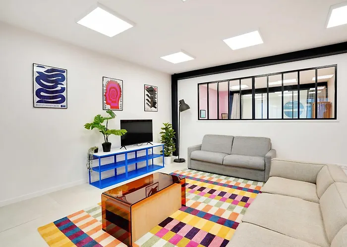 Loft Moderne Et Chic 130 M2- Menilmontant شقة *