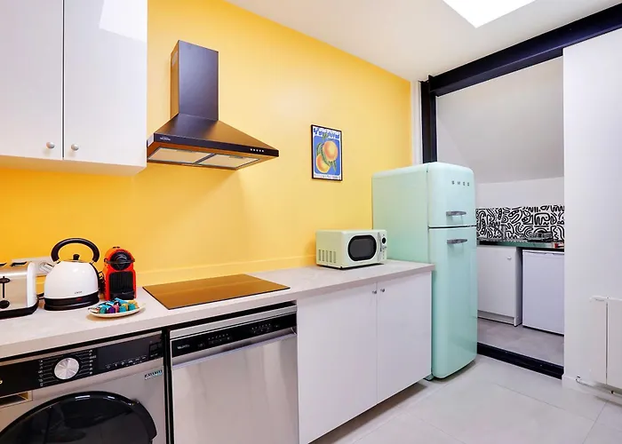 Loft Moderne Et Chic 130 M2- Menilmontant شقة *